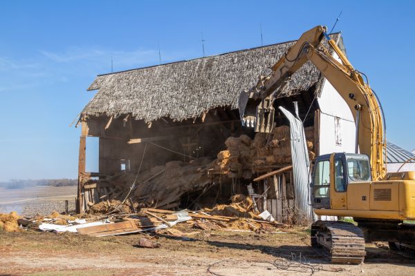 Barn Demolition in Granger