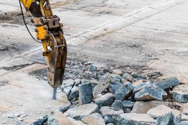 Parking Lot Removal in Granger